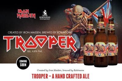 Horns Up Rocks Iron Maiden Trooper Beer copy