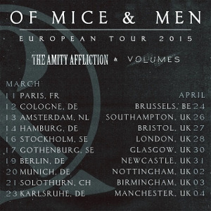 Of Mice & Men _ Europe