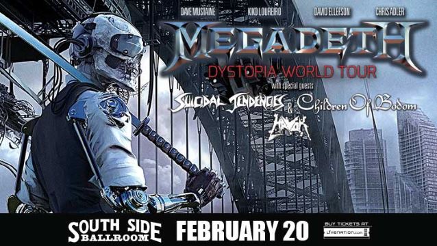megadethsouthsidedallas2016poster