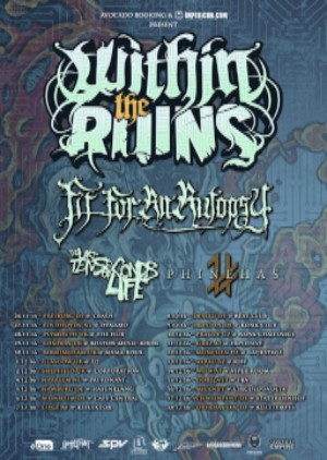 Within the Ruins European tour 2016